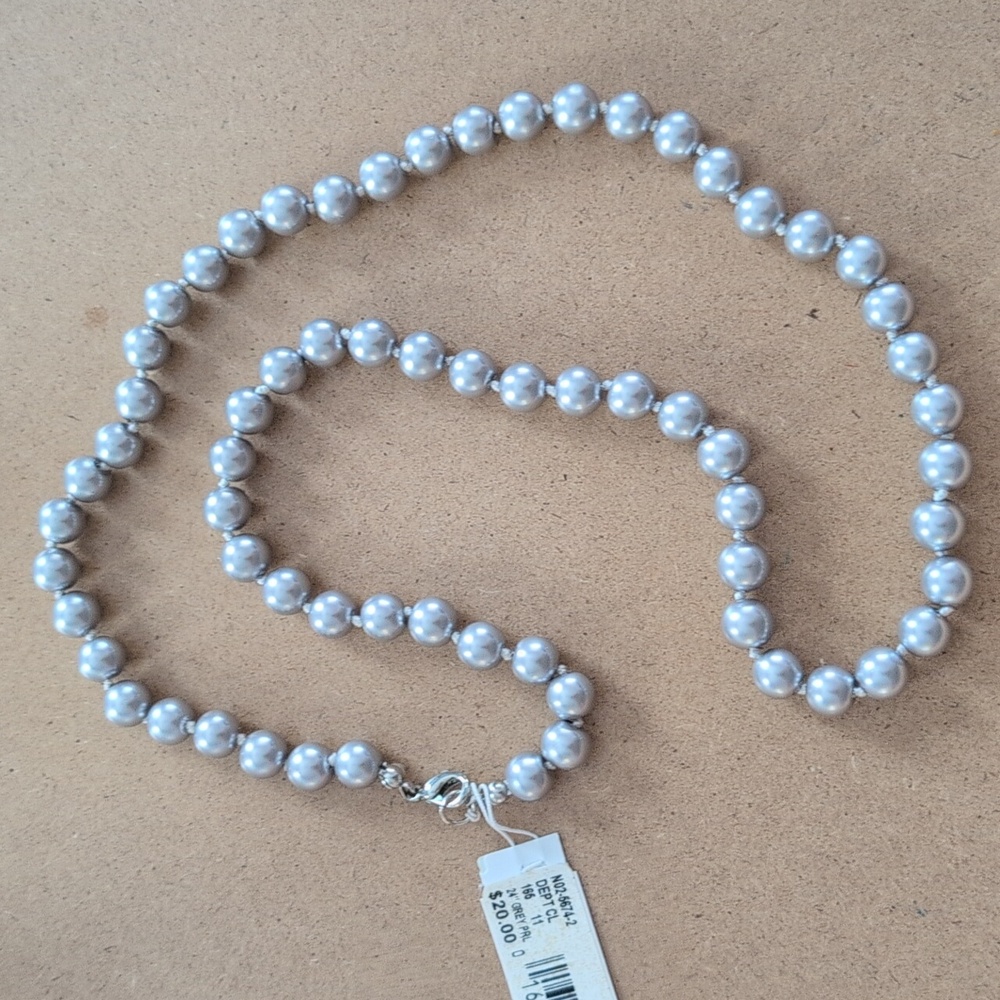 Studio Works Grey Pearl Necklace